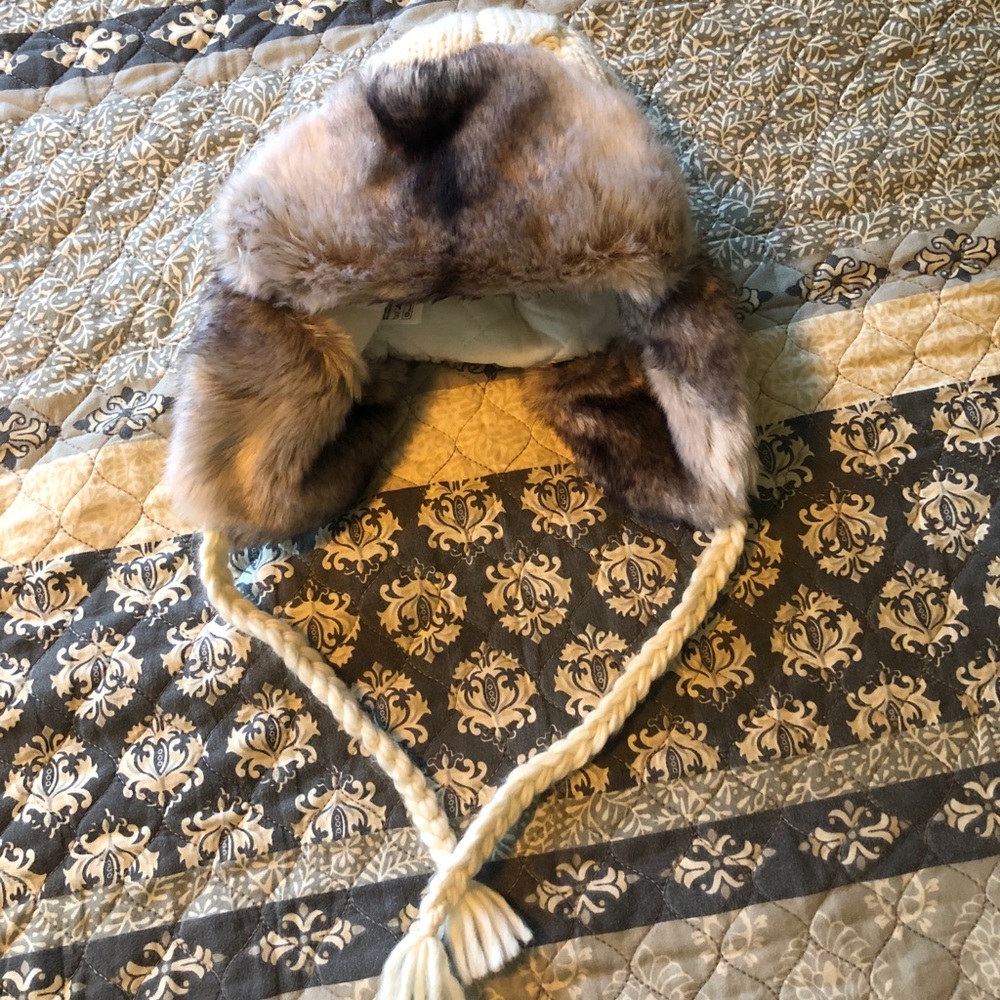 Faux fur winter hat